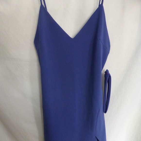 ROOM SERVICE, large, blue dress, choker inc. BNWT